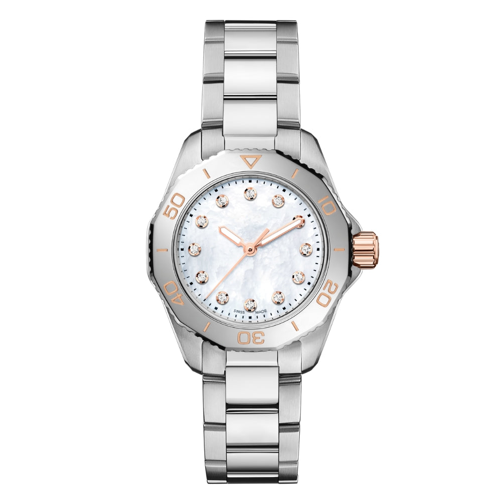 Aquaracer Professional 200 White Mother of Pearl Dial 30mm